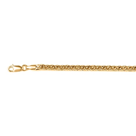 Vicenza Closeout - 9K Yellow Gold Spiga Necklace (Size 20) with Lobster Clasp, Gold Wt. 9.76 Gms.