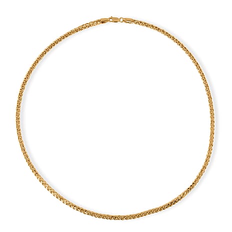 9K Yellow Gold SPIGA Necklace (Size 20) with Lobster Clasp, Gold Wt. 9.76 Gms.