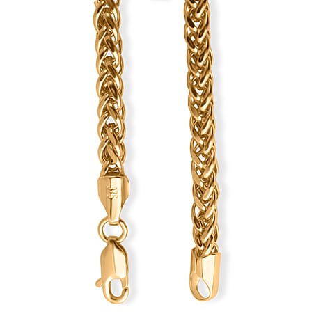 9K Yellow Gold SPIGA Necklace (Size 20) with Lobster Clasp, Gold Wt. 9.76 Gms.