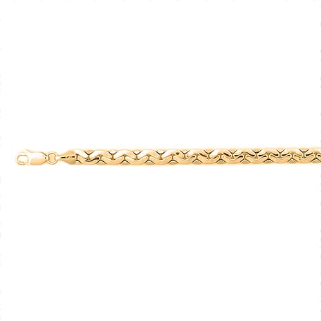 Dubai Closeout - 9K Yellow Gold Bracelet (Size - 7.5) with Lobster Clasp, Gold Wt.6.06 Gms.