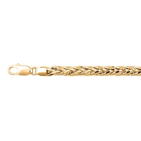 Dubai CloseOut-9K Yellow Gold Spiga Bracelet (Size - 7.5) with Lobster Clasp, Gold Wt.11.65 Gms.