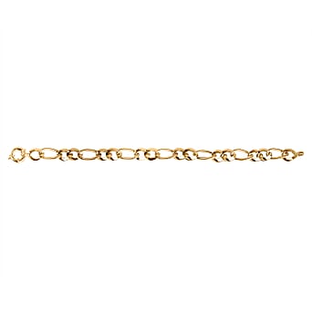 https://tjcuk.sirv.com/Products/81/0/8103557/Closeout-Deal-9K-Yellow-Gold-Figaro-Bracelet-Size-7-5-with-Senorita-Cl_8103557_2.jpg?w=342&h=342
