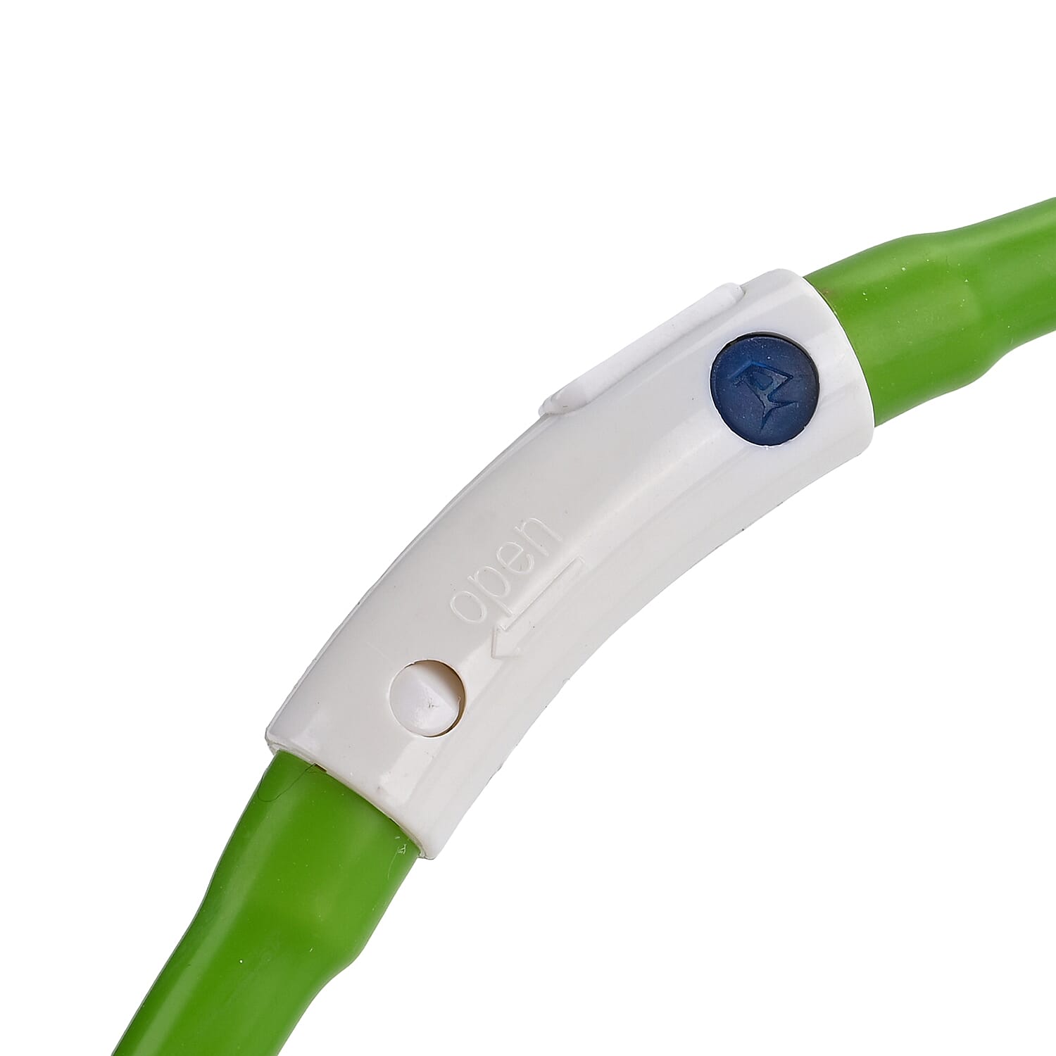 Set of 2 LED Pet Glow Collars -  Green