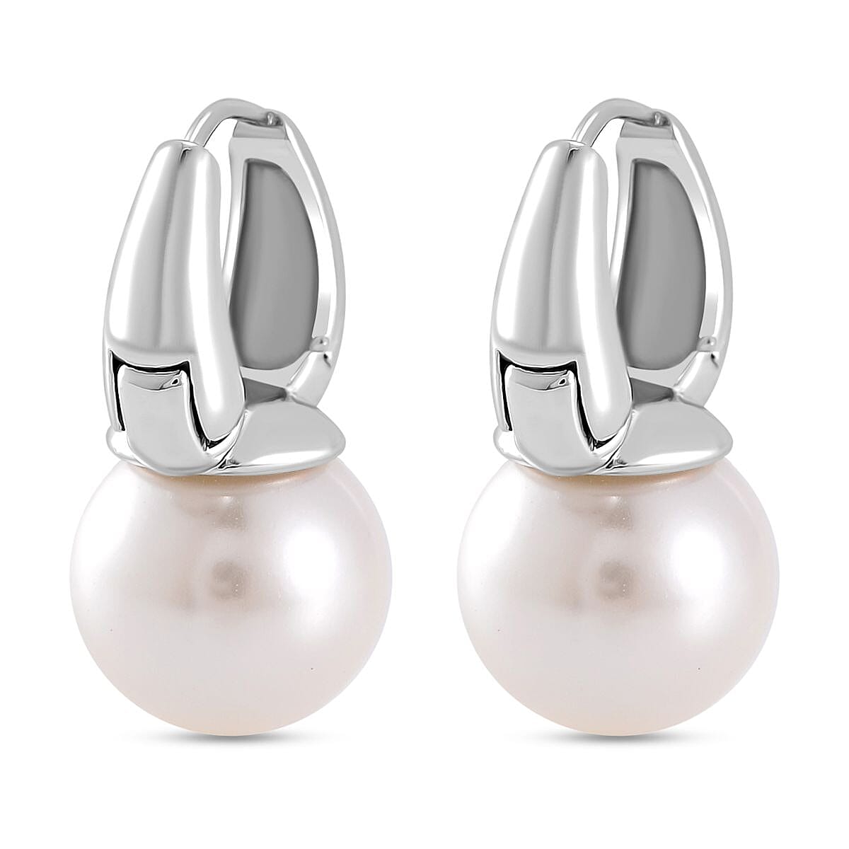 Shell Pearl Earring with Hoop 40.00 Ct.