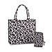 2 Piece Set - Tropical Pattern Tote Bag and Crossbody Bag
