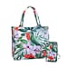 2 Piece Set - Tropical Pattern Tote Bag and Crossbody Bag