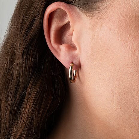 Closeout Deal - 9K Yellow Gold Earring with Clasp