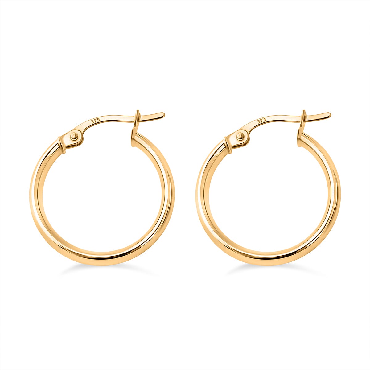 Closeout Deal - 9K Yellow Gold Earring with Clasp
