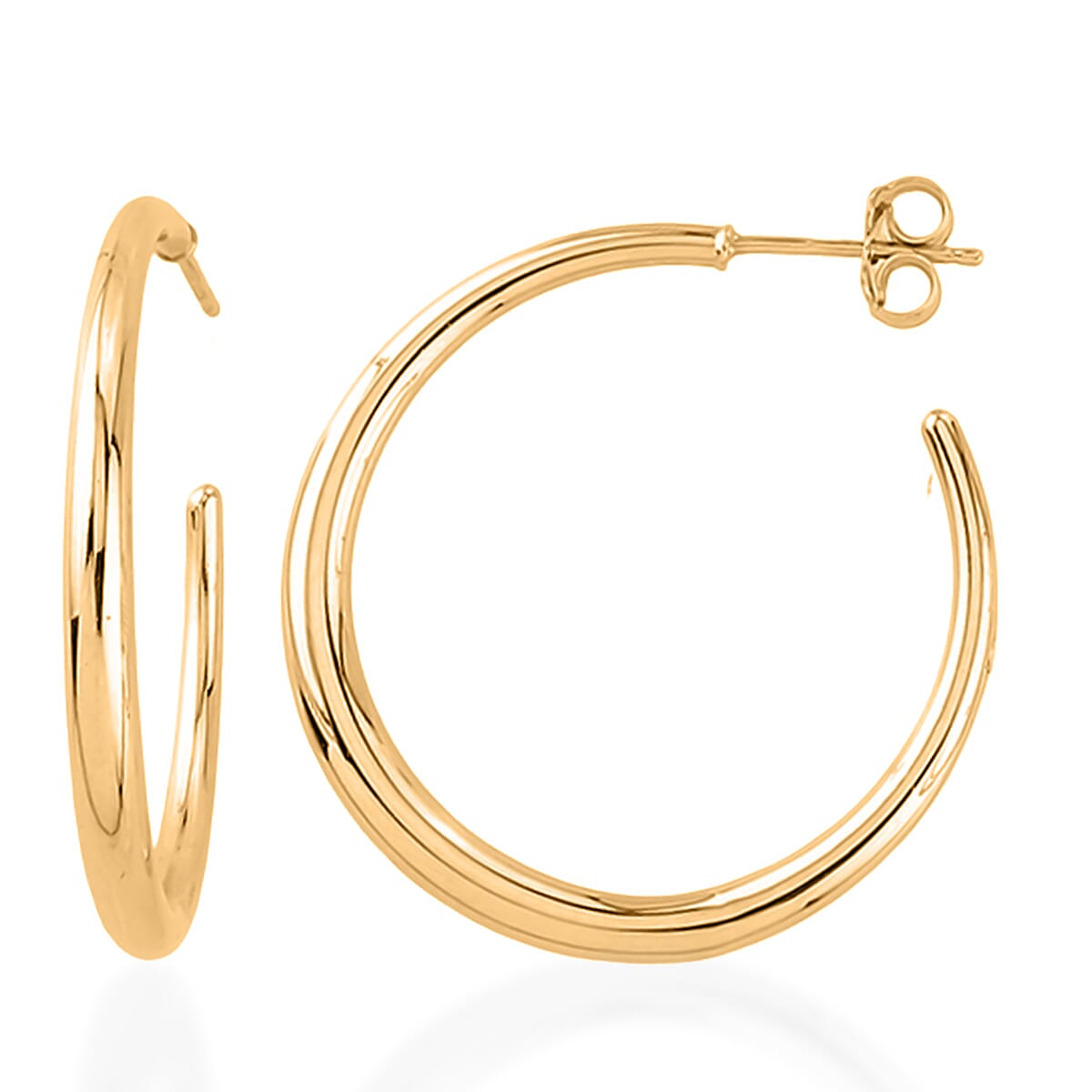 Ottoman Treasures 9K Yellow Gold Earring with Push Back 2.00 Grams