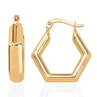 Ottoman Treasures 9K Yellow Gold Earring with Clasp Gold wt. 1.90gm