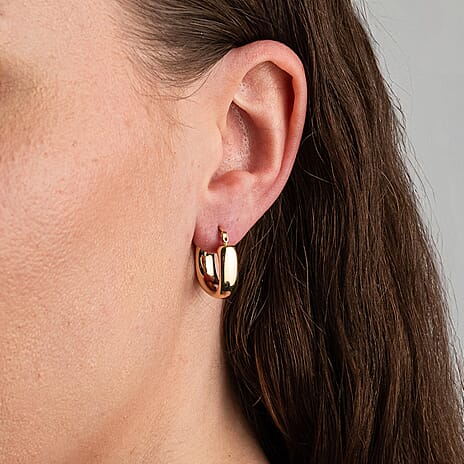 Closeout Deal - 9K Yellow Gold Earring with Clasp 1.92 Gms