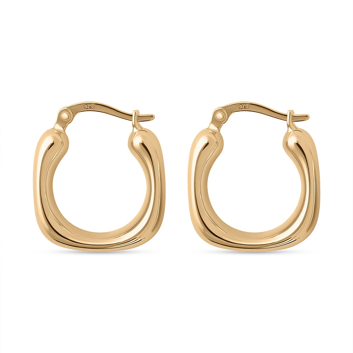 Closeout Deal - 9K Yellow Gold Earring with Clasp 1.92 Gms
