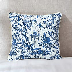 Signare Tapestry Collection - Designer Inspired Lavender Bloom Cushion
