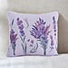 Signare Tapestry Collection - Designer Inspired Lavender Bloom Cushion