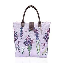 Signare Tapestry Collection - Designer Inspired Chinoiserie Foldable Tote Bag