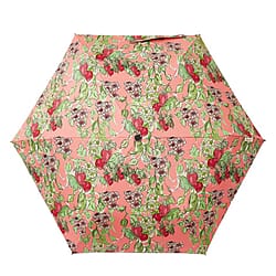 Designer Inspired Wild Strawberry Garden Patterned Auto-Folding Umbrella