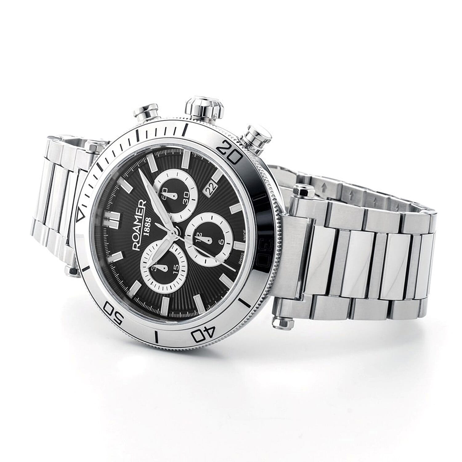 ROAMER-Toscana-Swiss-Ronda-5030-D-A1C4-Movt-5ATM-WR-Black-Dial-Mens-Wa