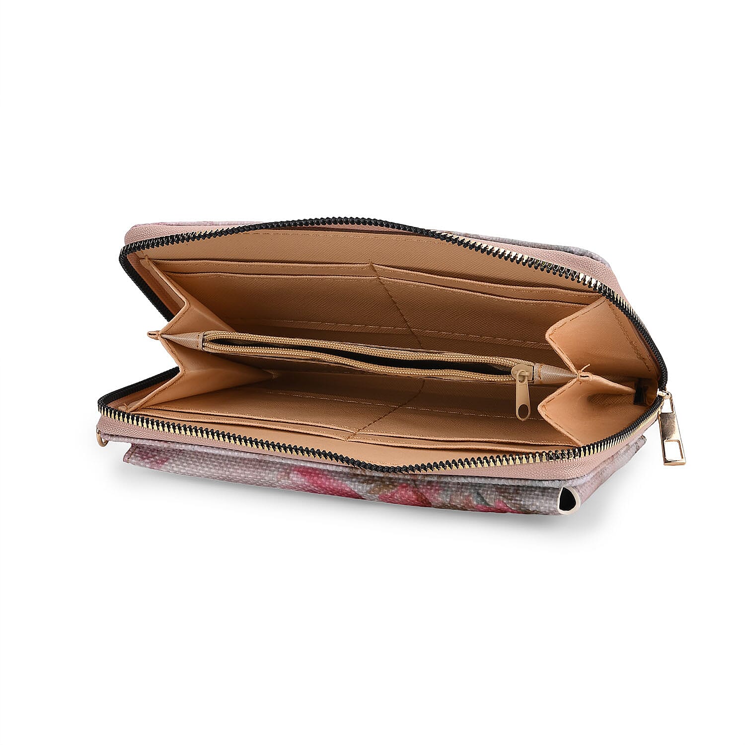 2 Piece Set - Flower Pattern Tote Bag and Crossbody Bag