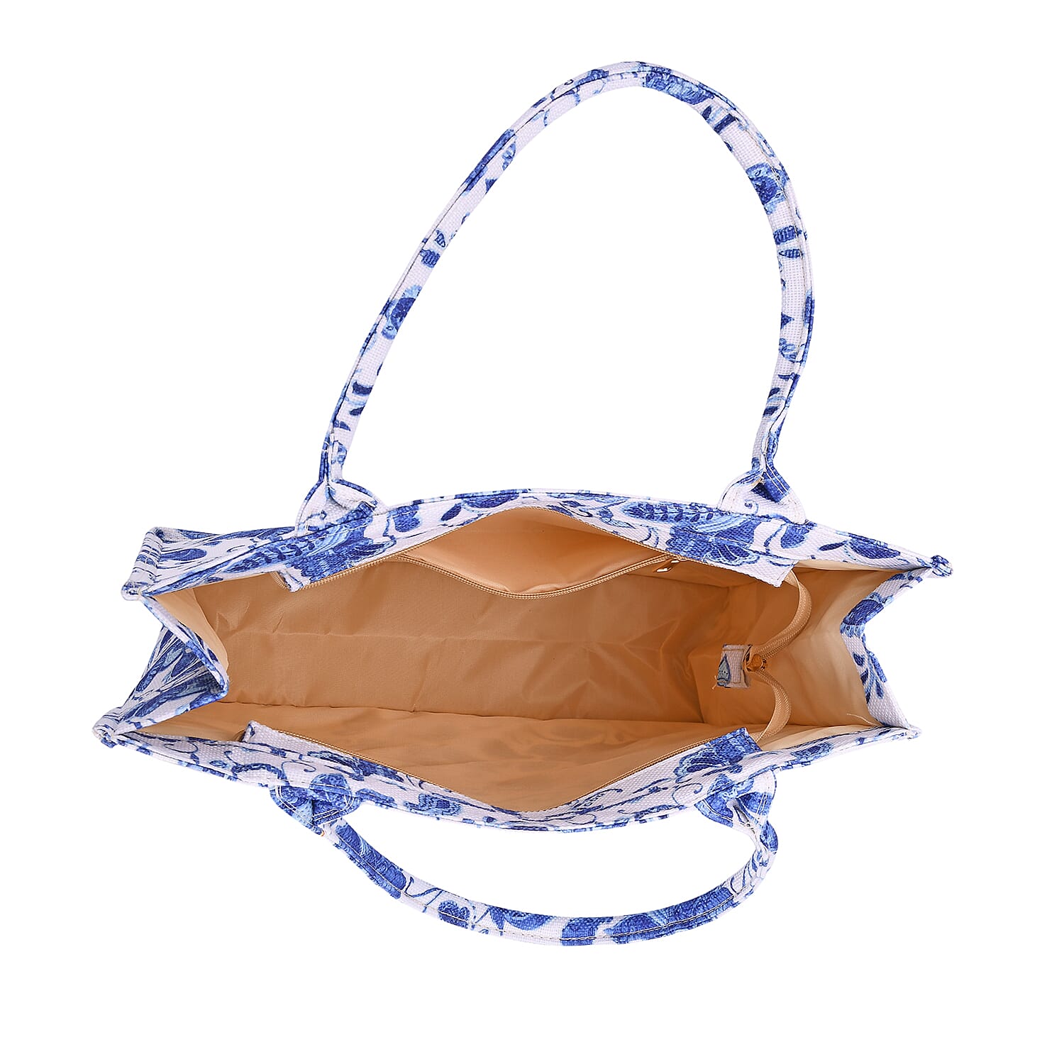 2 Piece Set - Blue Tote Bag and Crossbody Bag