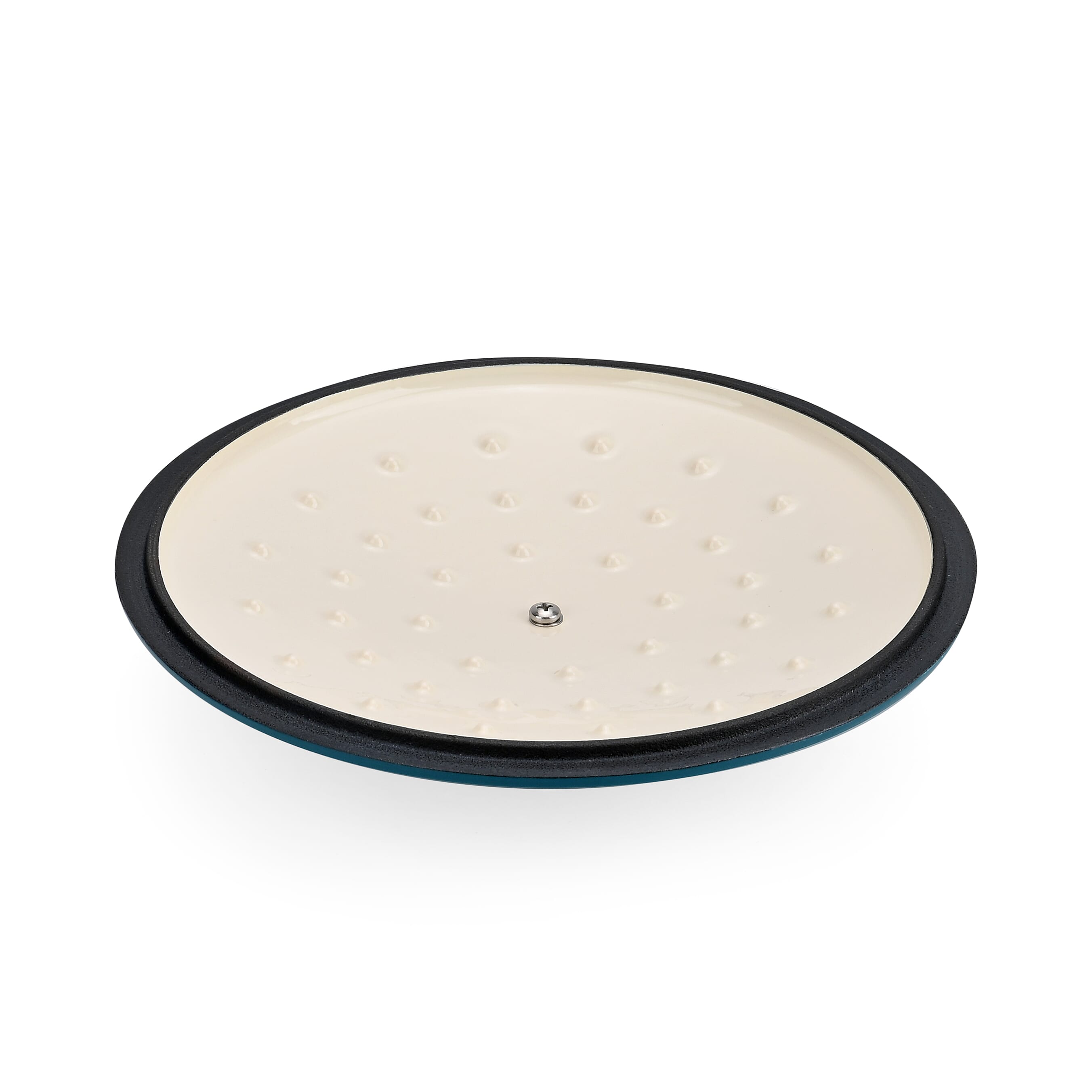 Cast Iron Pot with Lid - 4L Capacity (24x32x10.7cm) - Light Blue