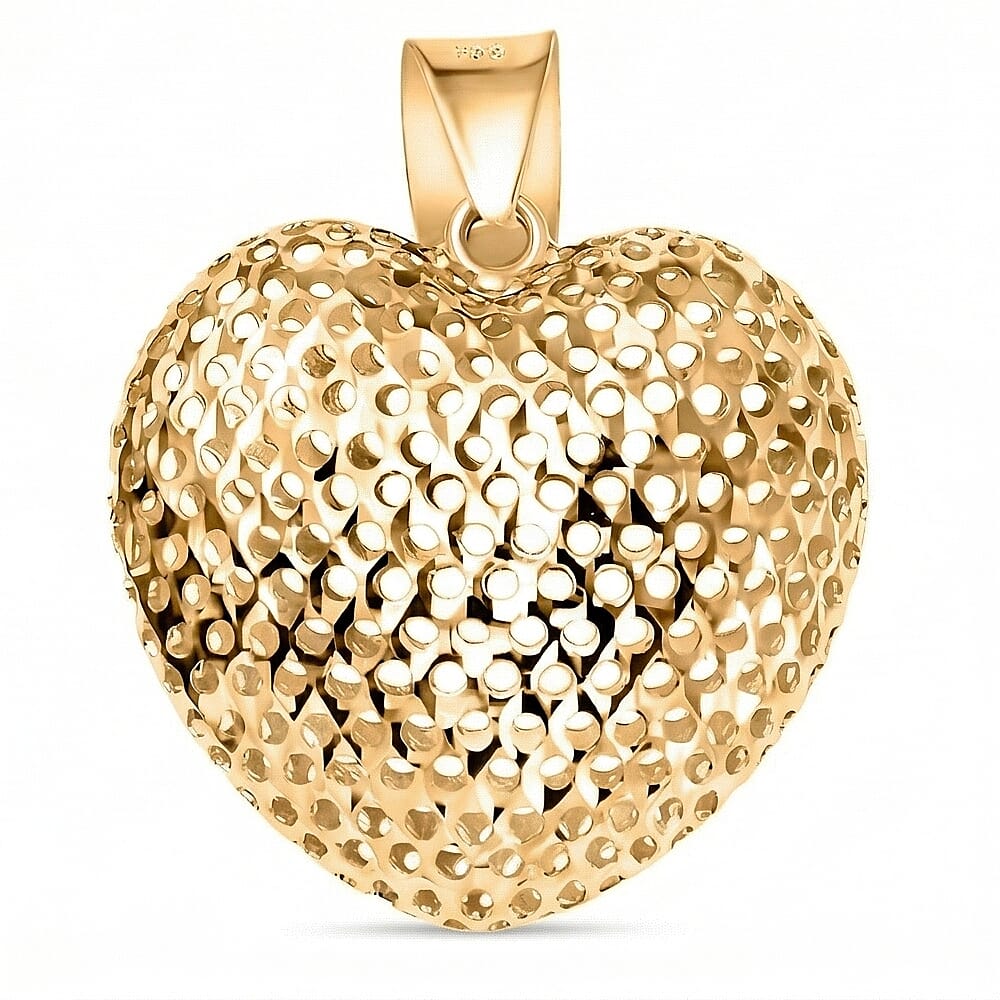 9K Yellow Gold Pendant, Gold Wt.1.2 Gms