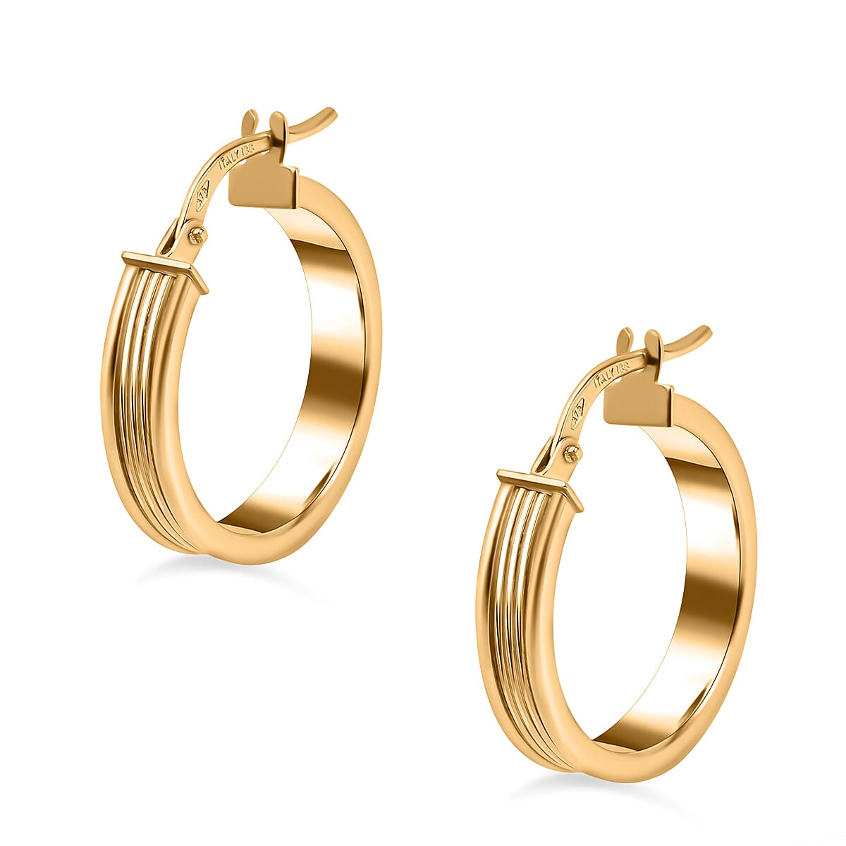9K Yellow Gold Earring, Gold Wt.1.2 Gms