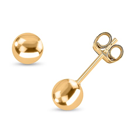 9K Yellow Gold Earring, Gold Wt.0.28 Gms