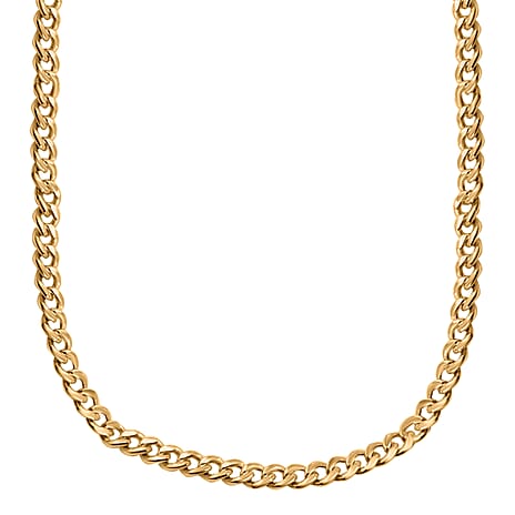 Hatton Garden Close Out Deal - 9K Yellow Gold Chain (Size 18) with Spring Ring Clasp