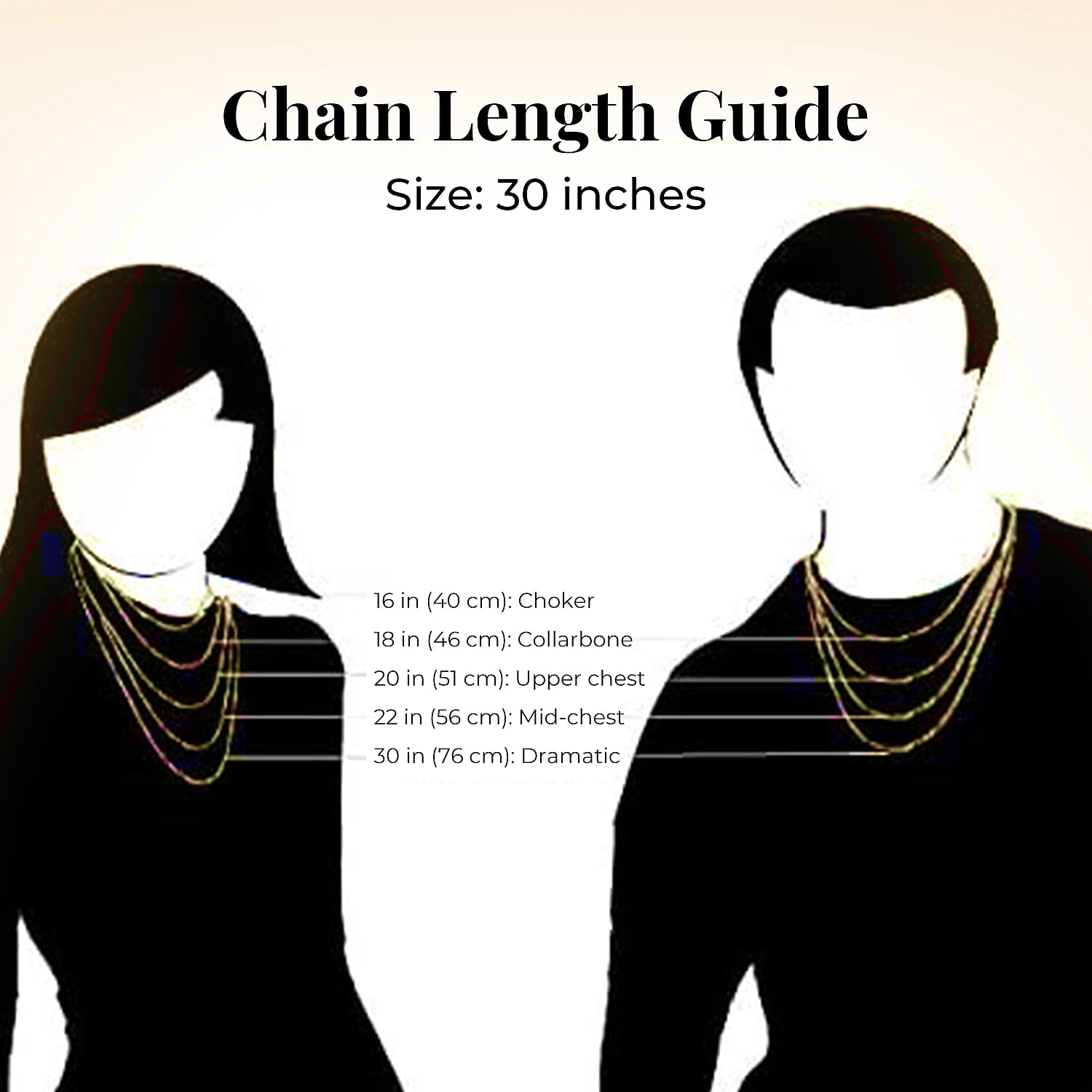 9K Yellow Gold Chain (Size - 30), Gold Wt.3 Gms 9K Yellow Gold Chain (Size - 30), Gold Wt.3 Gms