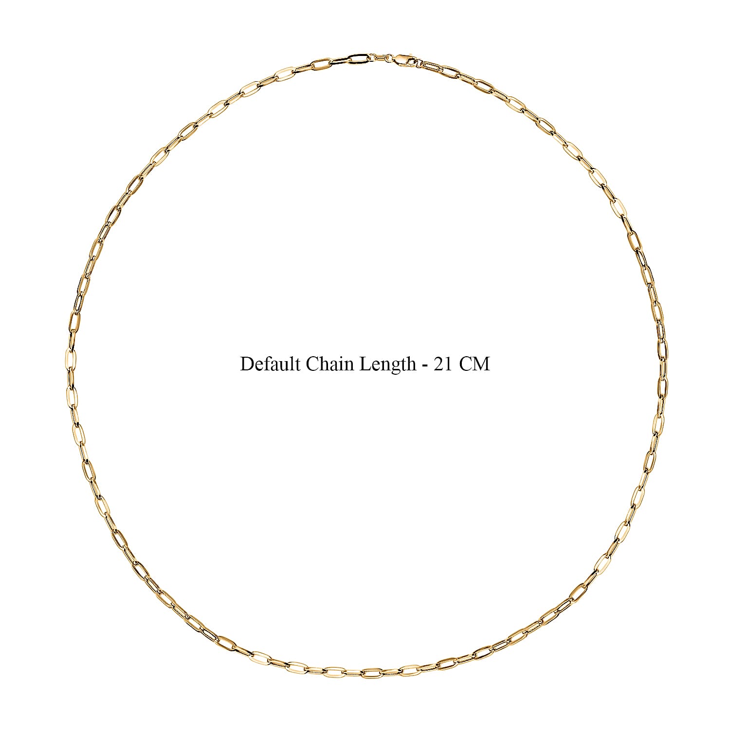 9K Yellow Gold Chain (Size - 24), Gold Wt.6.2 Gms