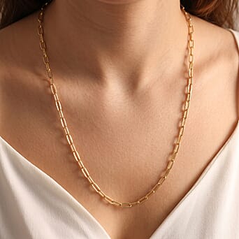 https://tjcuk.sirv.com/Products/81/0/8104707/9K-Gold-3-5MM-Paperclip-Chain-with-Lobster-Clasp-24-Inch-Polished-6g_8104707_1.jpg?w=342&h=342