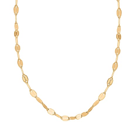 9K Yellow Gold Chain (Size - 18), Gold Wt.1.5 Gms
