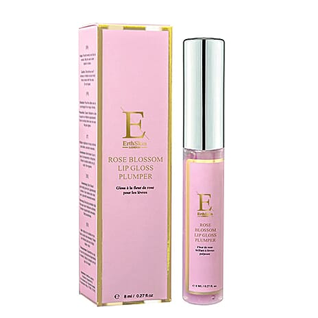 ErthSkin Rose Blossom Lip Gloss Plumper - 8ml