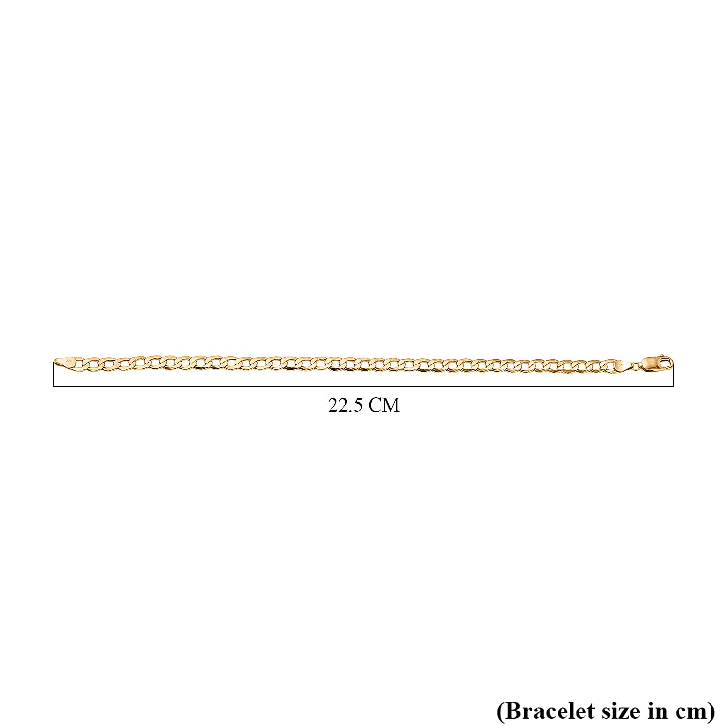 9K Yellow Gold Bracelet (Size - 8.5), Gold Wt.3.3 Gms