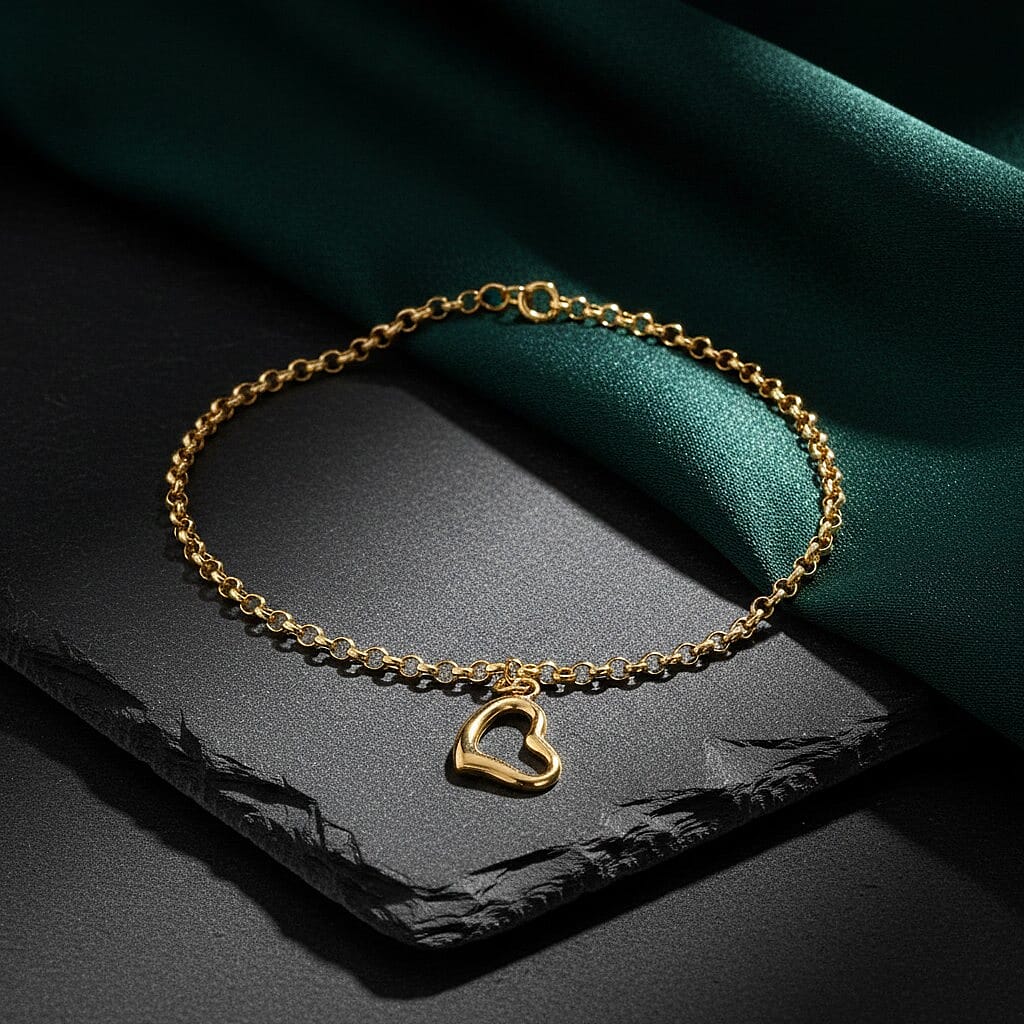 9K Yellow Gold Bracelet (Size - 7), Gold Wt.0.96 Gms