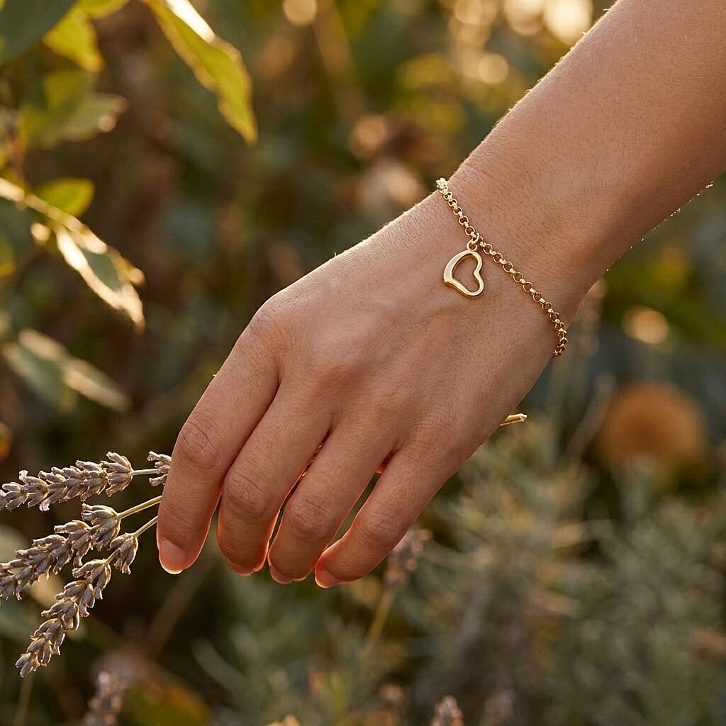 9K Yellow Gold Bracelet (Size - 7), Gold Wt.0.96 Gms