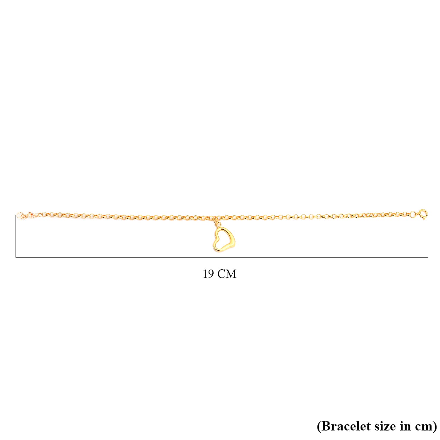 9K Yellow Gold Bracelet (Size - 7), Gold Wt.0.96 Gms