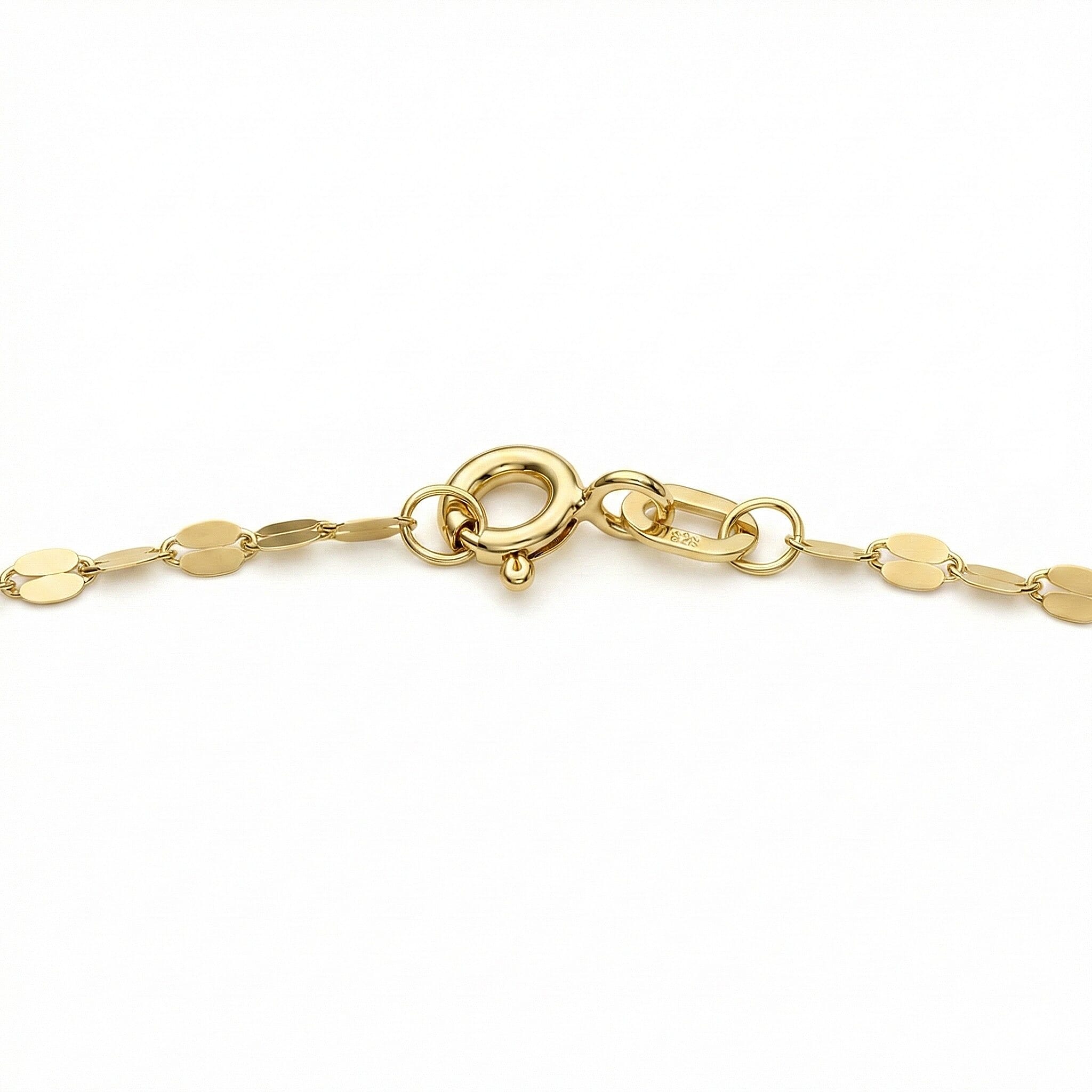 9K Yellow Gold Bracelet (Size - 7.5), Gold Wt.0.47 Gms