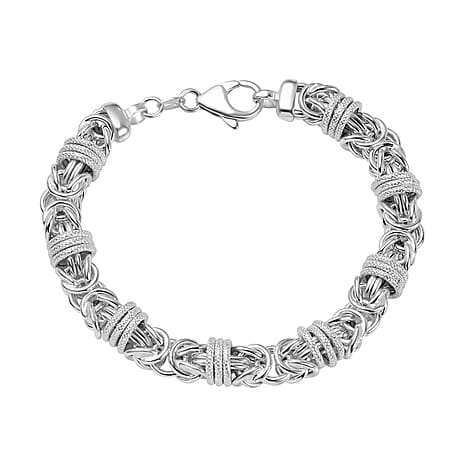 Sterling Silver Bracelet (Size - 8.5), Silver Wt.24.5 Gms