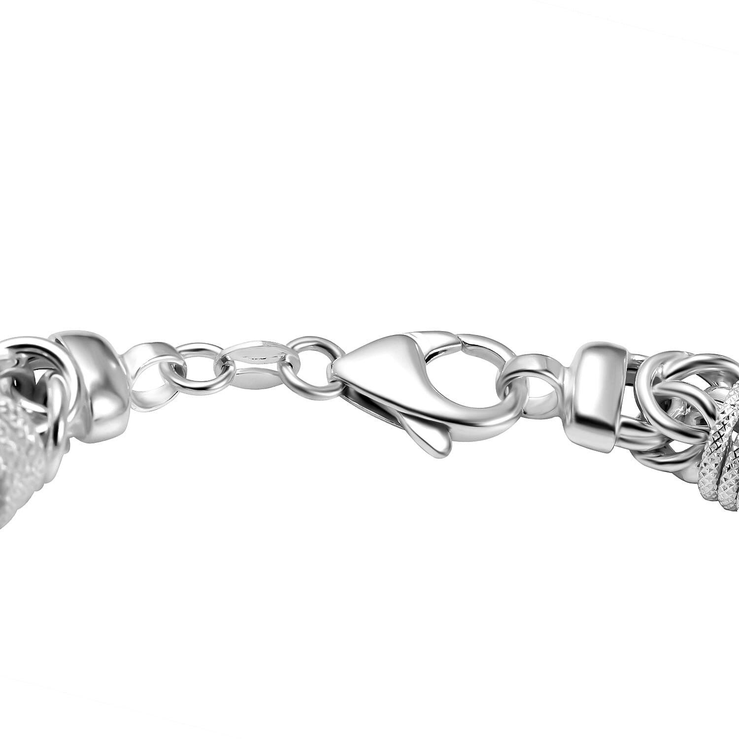 Sterling Silver Bracelet (Size - 8.5), Silver Wt.24.5 Gms