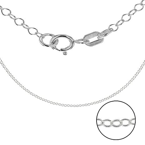 Sterling Silver Chain (Size - 24)