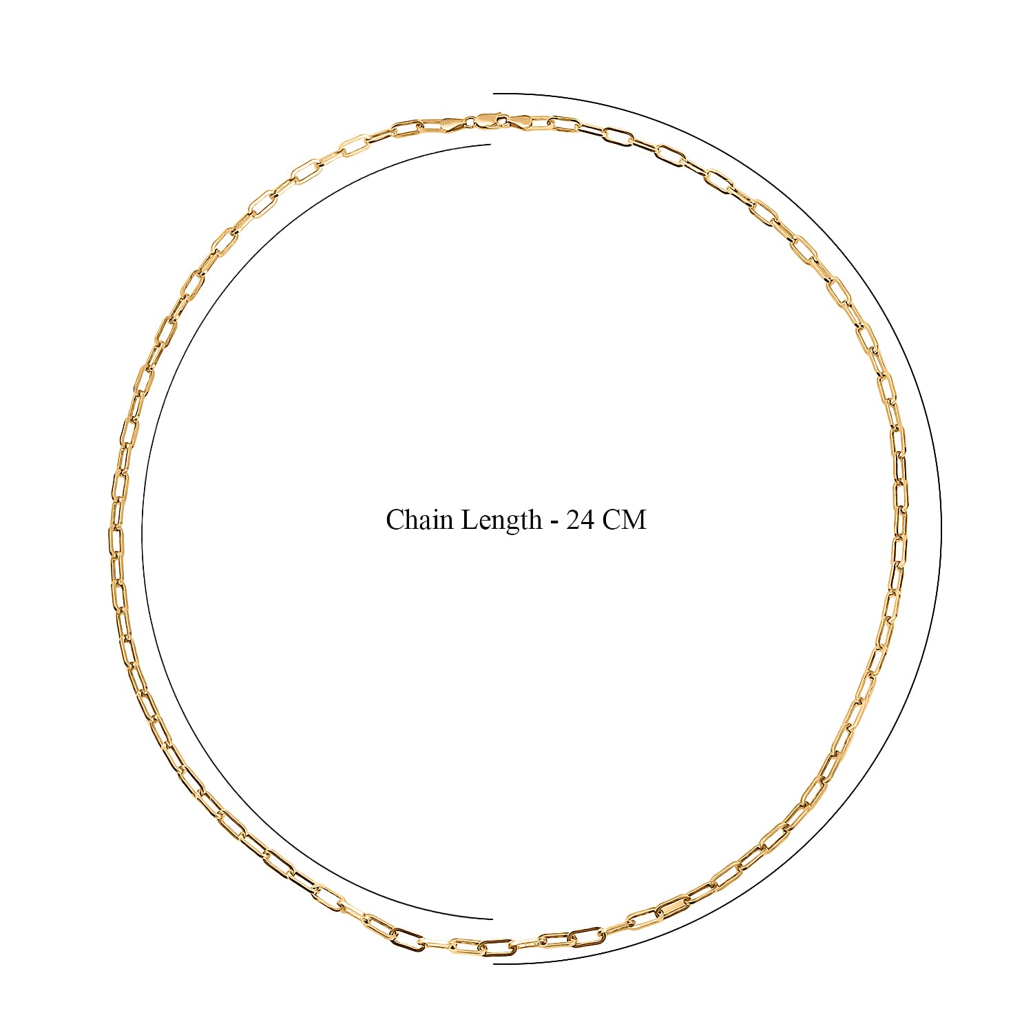 Sterling Silver Chain (Size - 22), Silver Wt.7 Gms Sterling Silver Chain (Size - 22), Silver Wt.7 Gms