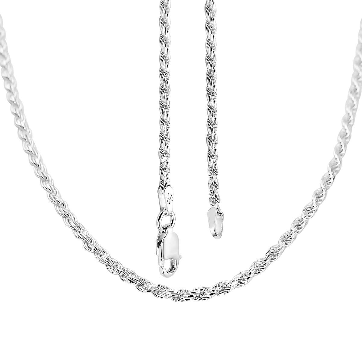 Sterling Silver Chain (Size - 20), Silver Wt.6.5 Gms Sterling Silver Chain (Size - 20), Silver Wt.6.5 Gms