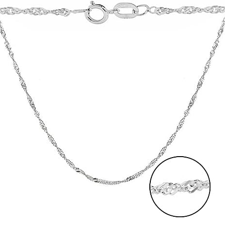 Sterling Silver Chain (Size - 18)