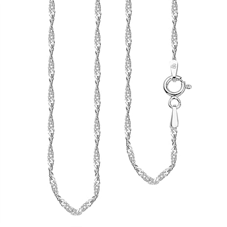 Sterling Silver Chain (Size - 20)