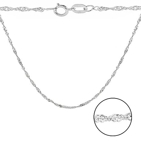 Sterling Silver Chain (Size - 18)