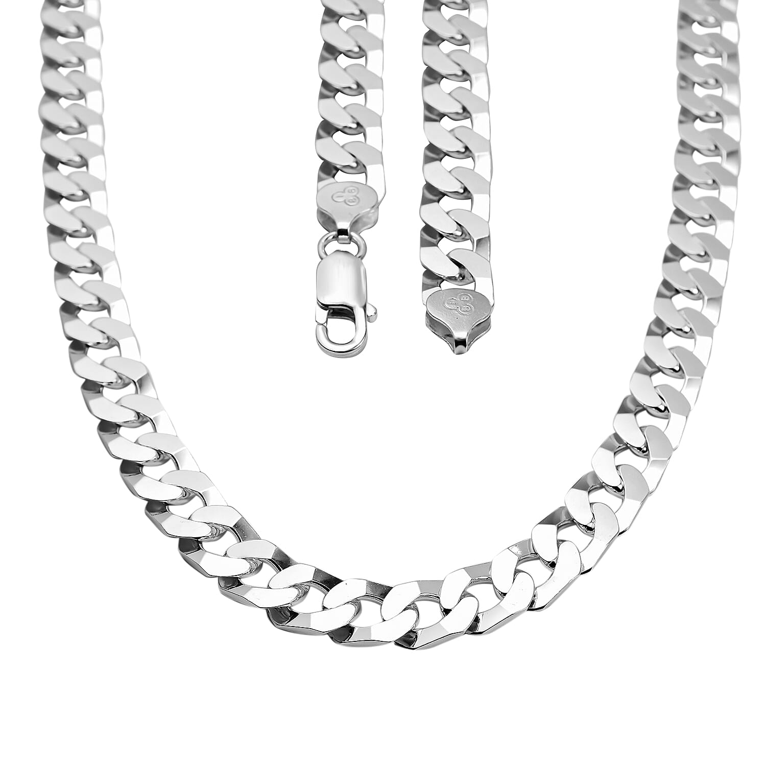 Sterling Silver Chain (Size - 20), Silver Wt.48.4 Gms Sterling Silver Chain (Size - 20), Silver Wt.48.4 Gms