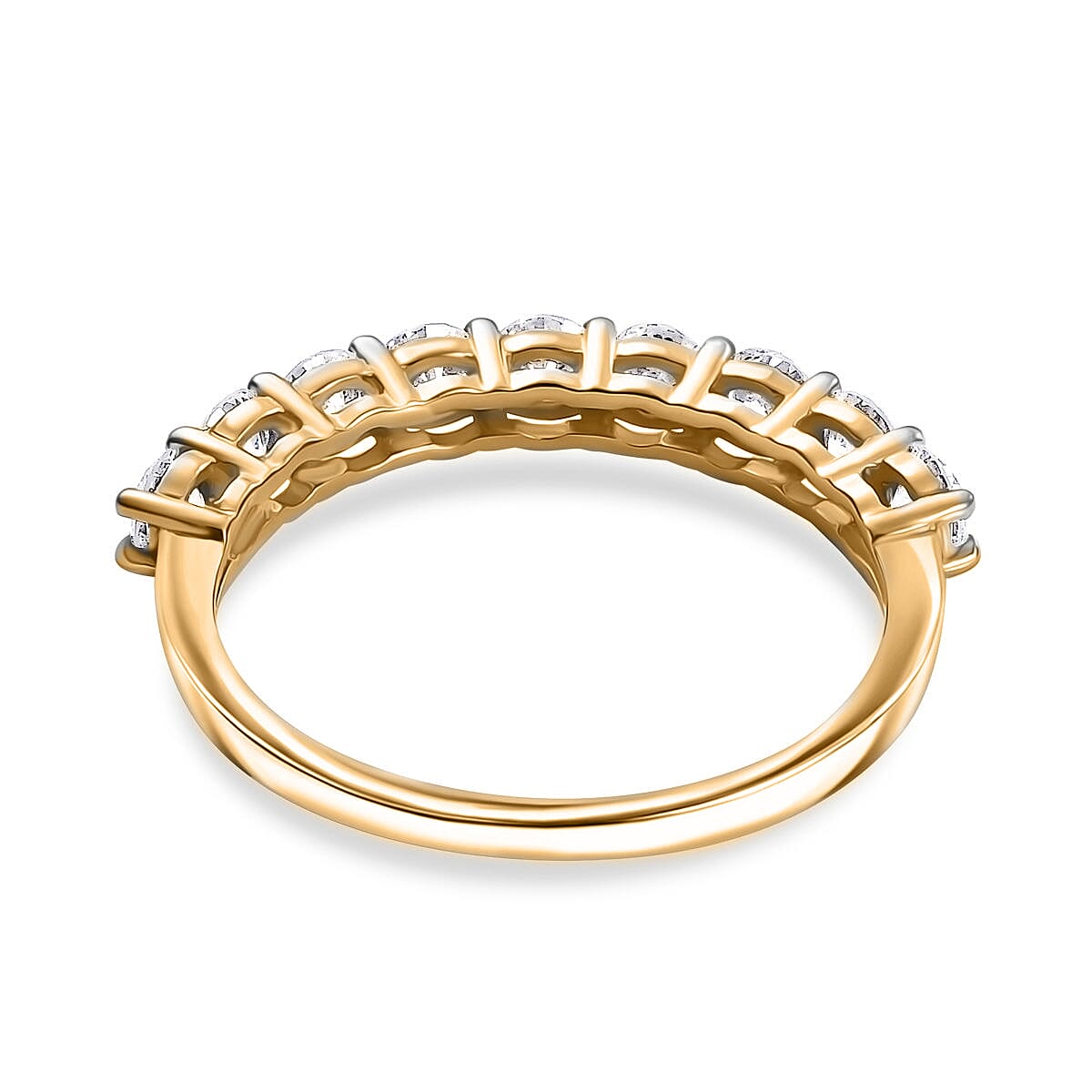 Luxuriant Diamond 9K Gold SGL Certified Lab Grown Diamond (VS-E-F) Ring