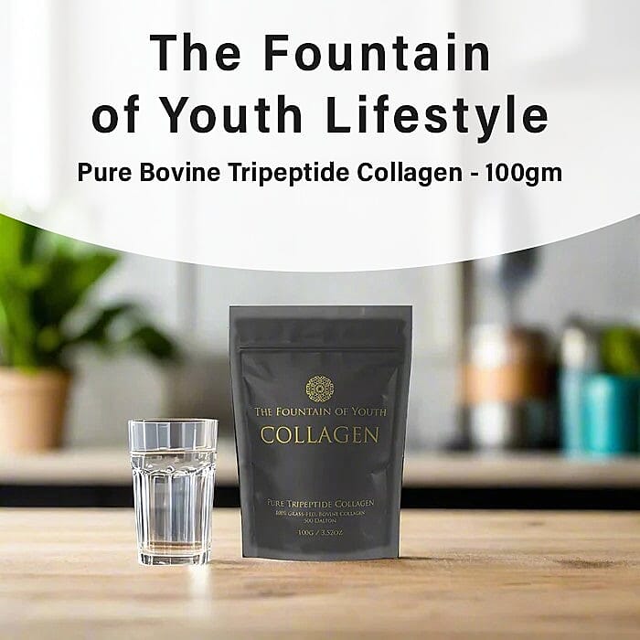 Brand New Fountain of Youth Lifestyle Pure Tripeptide Collagen Set - 100gm