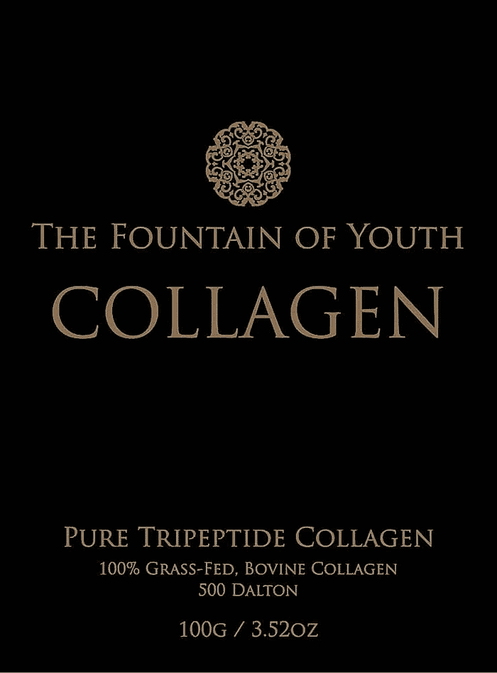 Brand New Fountain of Youth Lifestyle Pure Tripeptide Collagen Set - 100gm